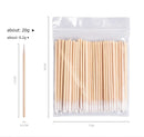 100Pcs Disposable Eyelash Mascara Swab Micro Brushes Eyelash Extension Individual Lash Removing Applicator Wands Makeup Tool kit