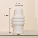 Nordic Ins Creative Ceramics Vase Home Ornaments White Vegetarian Flower Pot Vases Home Decorations Craft Gifts