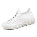 Casual Sneakers For Women Mesh Platform Breathable White Sport Sneaker Ladies Trainers Female Sock Sneakers Yellow Female Shoes