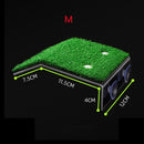 Turtle Basking Drying Platform Turtle Climbing Ladder Reptile Tortoise Simulated Lawn Landscaping for Reptile Fish Tank Aquarium