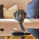 Conjunto de figuras abstractas, escultura para sala de estar de 3 piezas, estantería de oficina, decoración del hogar, jarrón moderno, adornos para el hogar, figurita de resina para escritorio de TV