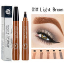 5-color four-pronged eyebrow pencil eyebrow brush split liquid waterproof long-lasting eyebrows enhancer pencil eyebrow shadow