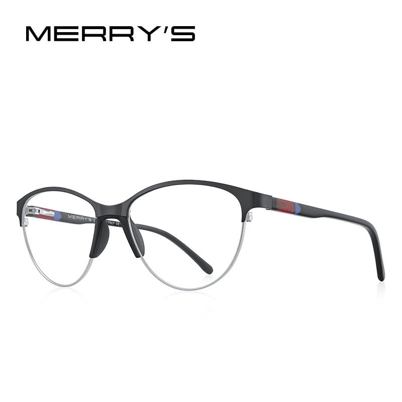 MERRYS DESIGN Women Retro Cat Eye Glasses Frame Ultralight Eye Myopia Prescription Eyeglasses Acetate Glasses Legs S2602