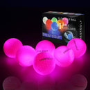 Crestgolf Flashing Golf Ball Night Glow Flash Light Glow LED Golf Ball-Six Color for Your Choice