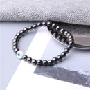 Cool Weight Loss Magnetic Therapy Bracelet Health Care 6mm Beads Hematite Bracelet Natural Stone Moonstone Charm Jewelry Pulsera