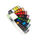 Superior 18/25/33/42 Solid Watercolor Paint Set With Water Brush Pen Foldable Travel Water Color Pigment For Draw Art Supplies