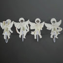 European angel statue wall decor hanger Creative TV blackground home mural living room wall art coat bag keys holder hanger