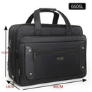 Large Capacity Business Men 17 Inches Briefcases Black Bags Men&