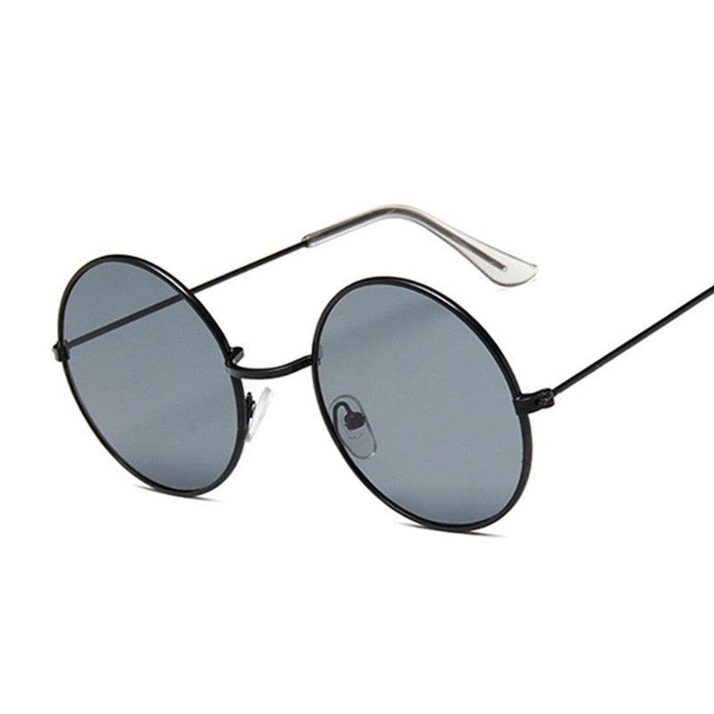 Kleine Runde Sonnenbrille Frauen Berühmte Marke Designer Vintage Sonnenbrille Weibliche Retro Persönlichkeit Metall Brillen Stil