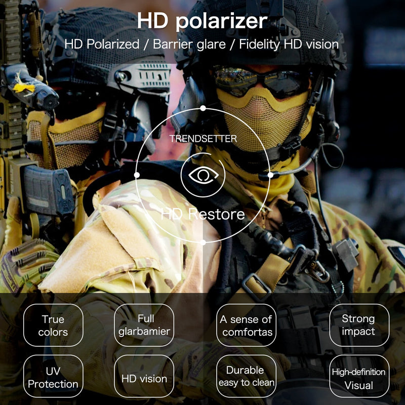 Hombres Mujeres ejército balístico 3,0 protección militar gafas Paintball tiro gafas tácticas MTB ciclismo gafas de sol polarizadas