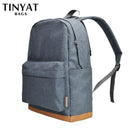 TINYAT, mochilas para ordenador portátil de 15 pulgadas para hombre, mochilas escolares para ordenador, mochilas de ocio para adolescentes, Mochila de hombro de viaje gris