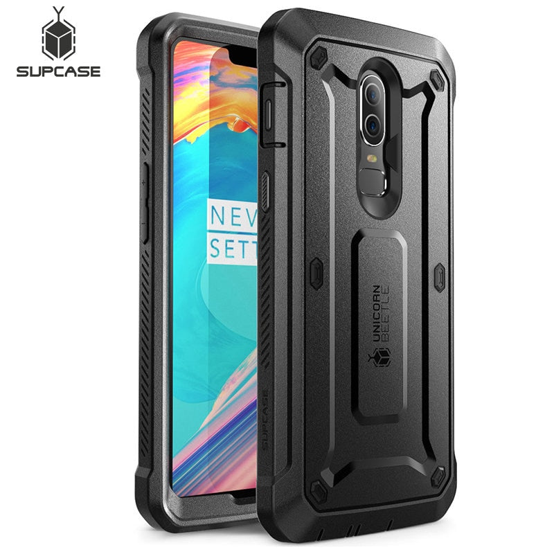 SUPCASE para OnePlus 6 Case UB Pro Funda protectora resistente de cuerpo completo con protector de pantalla incorporado para One Plus 6 Cover