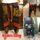 Baggy Cotton Linen Harem Pants Men Hip-hop Women Plus Size Wide Leg Trousers Casual Vintage Long Pants Pantalones Hombre 2022