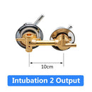 2/3/4/5 Ways Water Outlet Screw Thread Center Distance 10cm 12.5cm Mixing Valve Brass Bathroom Shower Mixer Faucet Tap Cabin