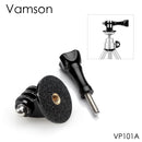 Vamson for GoPro Accessories Adapter Converter Mount Monopod Tripod Holder Case Adapter for Go Pro Hero 10 9 8 7 6 for yi VP101