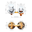 2/3/4/5 Ways Water Outlet Screw Thread Center Distance 10cm 12.5cm Mixing Valve Brass Bathroom Shower Mixer Faucet Tap Cabin