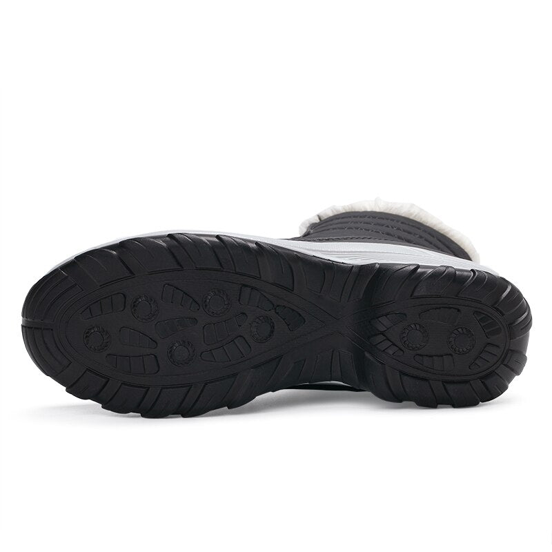 VANCAT Women Snow Boots Winter Warm Boots Thick Bottom Platform Waterproof Ankle Boots For Women Thick Fur Cotton Shoes Size 41