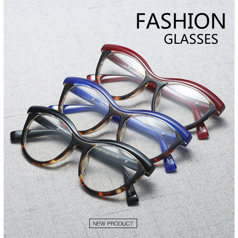 SOZOTU Cat Eye Optical Eyeglasses Frame Women Myopia Computer Glasses Clear Lens Spectacle Frame For Female Oculos Eyewear YQ412