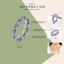 BAMOER 925 Sterling Silber Ring, geschichtete Gänseblümchen, Fingerring, Blumenring für Damen, Geschenk, romantischer Retro-Stil, Edelschmuck SCR397
