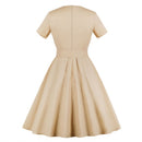 S-4XL Big Size Summer Dress 2022 Vintage Rockabilly Dress Jurken 50s Retro Big Swing Pinup Women Audrey Hepburn Dress Vestidos