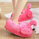 Winter schöne Haus Hausschuhe Chausson Schuhe Damen Flamingo Hausschuhe pantuflas unicornio pantoufle femme warme Baumwollschuhe hy24
