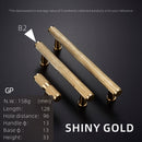 Dooroom Brass Furniture Handles Knurling Gold Black Modern Wardrobe Cabinet Dresser Cupboard Drawer Pulls Knobs bar Knurled