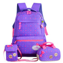 Mochilas escolares para niños, Mochila con estampado para adolescentes y niñas, mochilas escolares, 3 unidades/juego, Mochila de viaje para niños, bolso de hombro bonito