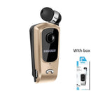Fineblue F920 Mini Wireless Bluetooth Earphone  Telescopic Type Business Earphone Vibration Alert Wear Stereo Sport Earphone