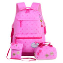 Mochilas escolares para niños, Mochila con estampado para adolescentes y niñas, mochilas escolares, 3 unidades/juego, Mochila de viaje para niños, bolso de hombro bonito