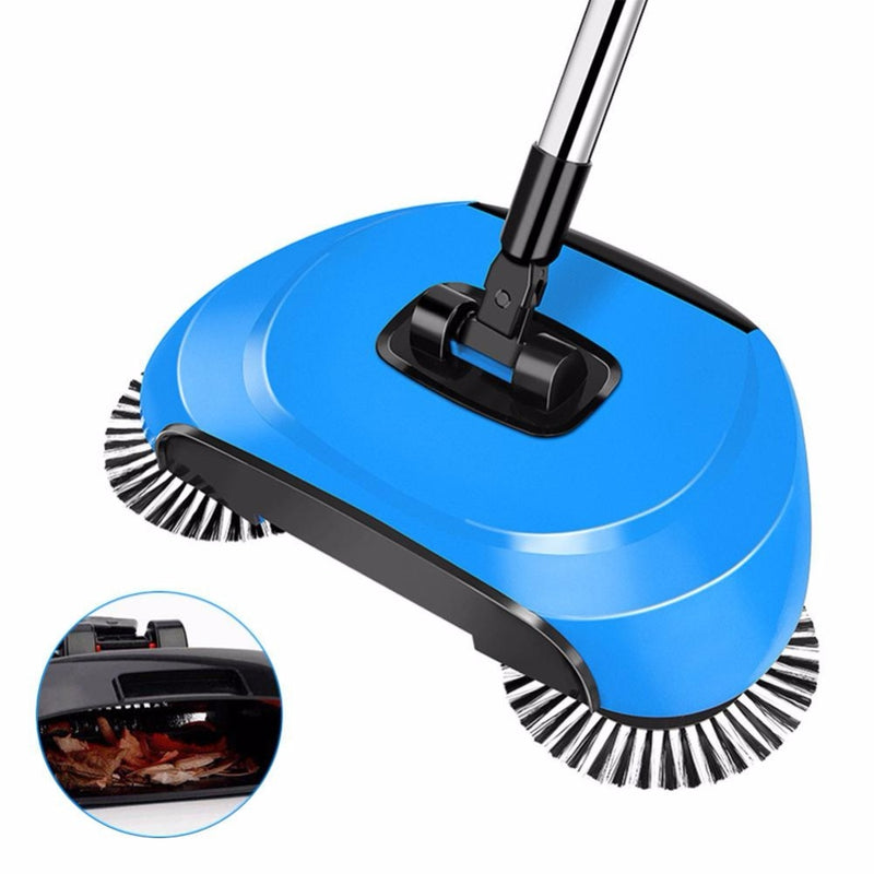 Stainless Steel Hand Push Sweepers Sweeping Machine Push Type Hand Push Magic Broom Sweepers Dustpan Household Cleaning Tools