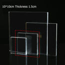 Square Solid Acrylic Display Stand Cabinet Shop Retail Jewellery Watch Art Counter Display Riser Block Clear Black Frosted White