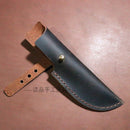 10-18cm Customized handmade manual first layer Crazy horse cowhide Fruit knife sheath, scabbard chef knife cover case