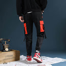 New Harajuku Cotton Multi-Pockets Style Fashion Cargo Pants Men Autumn Hip Hop Streetwear Casual Elastic Trousers Camo