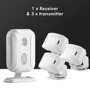 Wireless Welcome Alarm Doorbell PIR Store Shop Entry Motion Sensor Infrared Detector Induction Door Bell 5 Functions Night Light
