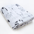 Muslinlife Cotton Bamboo Baby Receiving Blanket Soft Newborn Baby Blanket Bath Towel Infant Muslin Swaddle Wrap Baby Accessories