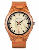 BOBO BIRD Holz Herrenuhr erkek kol saati Mode Luxus Design Uhren Damen Holz und Achat Inlay Case relogio masculino V-Q05