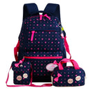 Mochilas escolares para niños, Mochila con estampado para adolescentes y niñas, mochilas escolares, 3 unidades/juego, Mochila de viaje para niños, bolso de hombro bonito