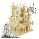 wooden Dollhouse Miniature furniture toy DIY assembly dolls house mini doll house for girls gifts children 3D puzzles toys