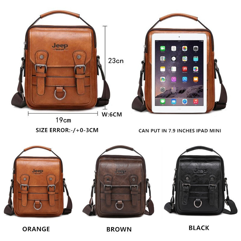 JEEP BULUO Multi-function Business Handbags Men New Man&