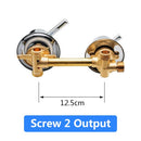 2/3/4/5 Ways Water Outlet Screw Thread Center Distance 10cm 12.5cm Mixing Valve Brass Bathroom Shower Mixer Faucet Tap Cabin