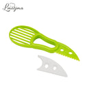 LMETJMA 3 in 1 Avocado Slicer PP Avocado Slicer and Pitter Avocado Peeler Cutter Skinner and Corer Fruit Tools KC0128