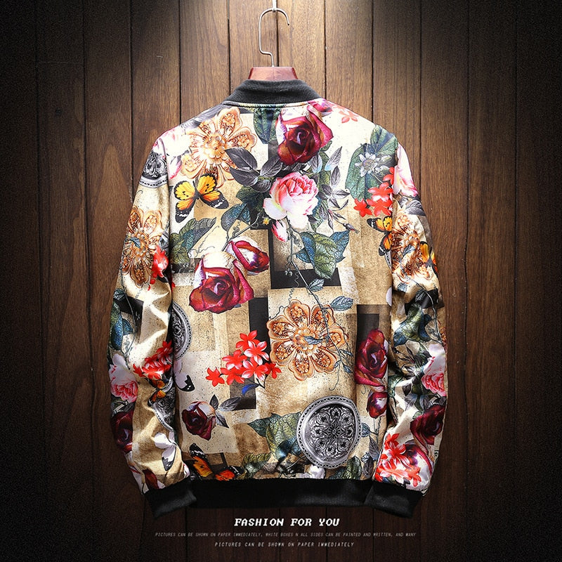 6 ESTILO Moda Primavera 2022 Nueva chaqueta informal con estampado para hombre Ropa de calle japonesa Ropa de diseñador Más TAMAÑO ASIÁTICO M-XXXL 4XL 5XL