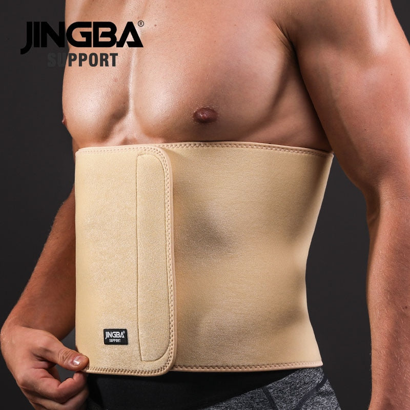 JINGBA SUPPORT New Back waist support sweat belt waist trainer waist trimmer musculation abdominale fitness belt Sports Safety