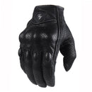 Guantes de moto para hombre y mujer, guantes de invierno para ciclismo de carbono, de cuero para moto, motocross, ATV, motor Nuevo