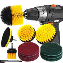 Electric drill brush Set Bathroom Surfaces Tub, Shower, Tile and Grout All Purpose Power Scrubber Cleaning Kit D30