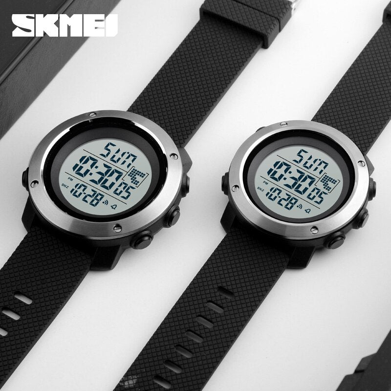 Relojes digitales para hombre, cronógrafo informal a la moda, reloj deportivo de doble hora, reloj electrónico Led para hombre, reloj Masculino SKMEI