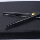 Brainbow 5,5 'profesional negro Japón tijeras de pelo corte adelgazamiento peluquería tijeras salón corte de pelo herramientas de estilismo