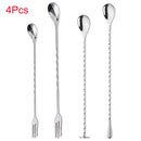 UPORS Stainless Steel Cocktail Set 550ml/750ml Cocktail Shaker Set with Muddler Jigger Bar Spoon Ice Tong Bartender Kit Bar Set