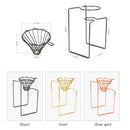 Coffee Filters Coffee Maker Dripper Geometric, Reusable Pour Over Coffee Filter Stand,Permanent Filter Basket