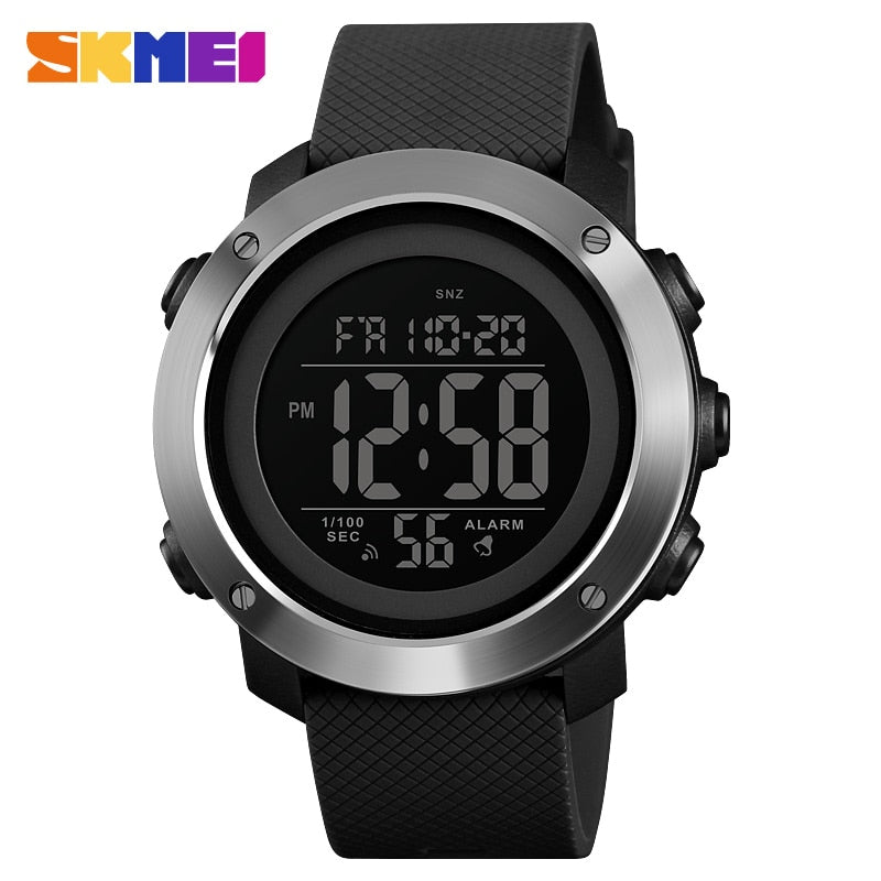 Marca SKMEI, relojes deportivos digitales LED impermeables de lujo para hombre, relojes de pulsera informales a la moda para hombre, reloj Masculino